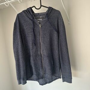 🧡5/$25🧡Hanes Navy Blue Zip-Up Hoodie